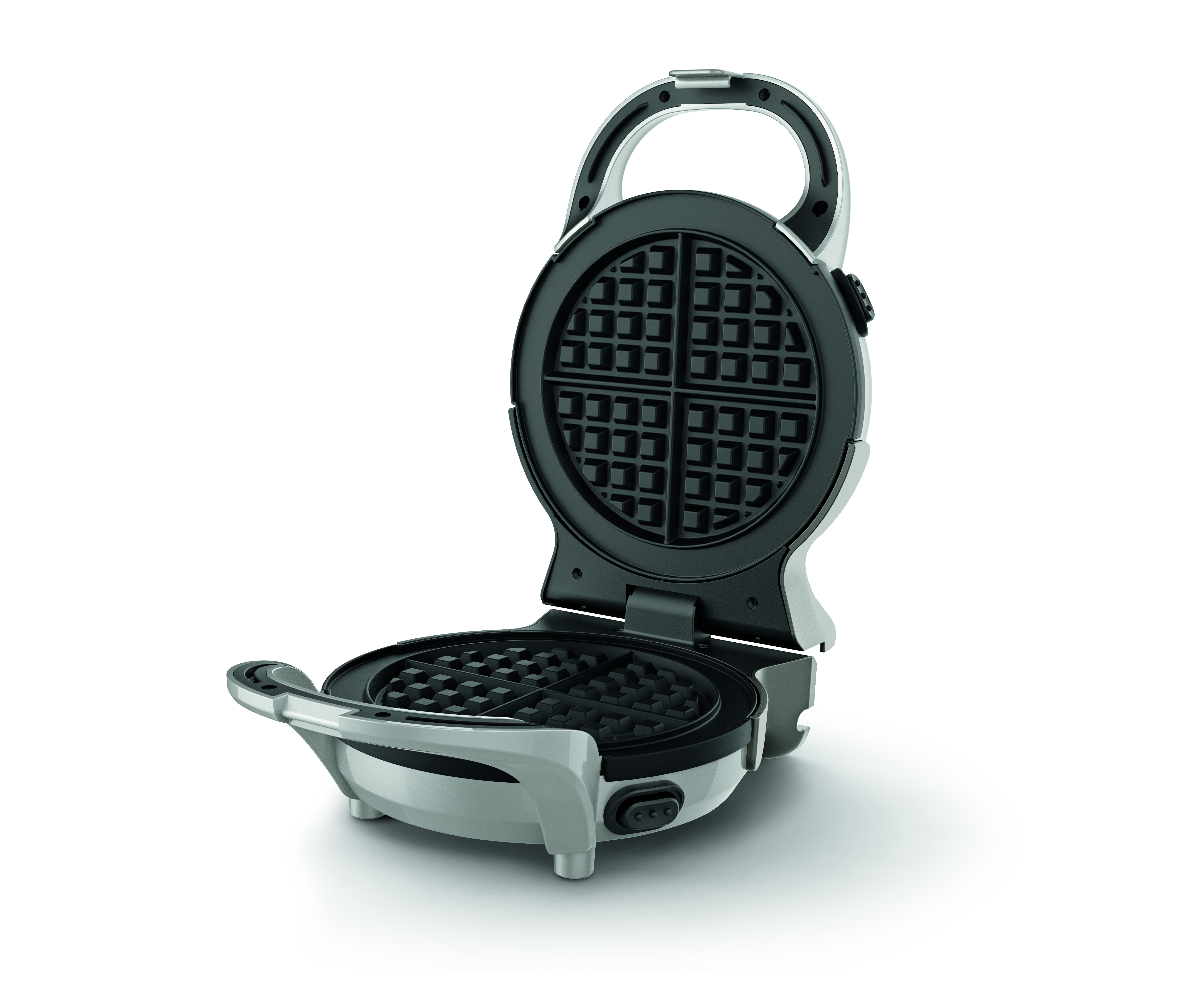 2-in-1 Waffle Maker with Removable Plates