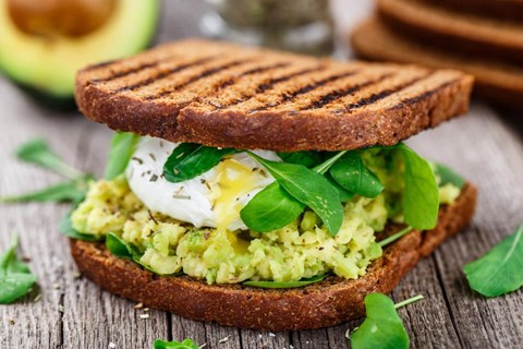 Soft-Boiled Eggs with Avocado Toast